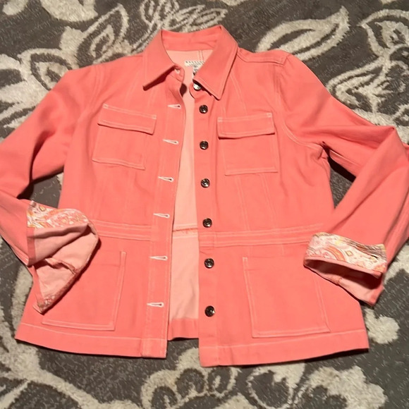 Crazy horse by Liz claiborne Jean jacket. Like new - Picture 1 of 5